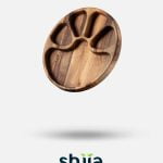 ظرف پذیرایی گرد پنج خانه مدل (Cat's paw)